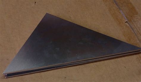 sheet metal triangle|triangle steel plate.